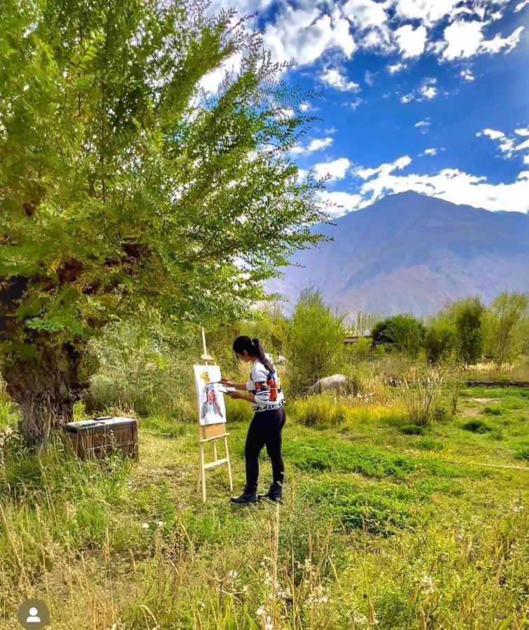 Готель Lchang Nang Retreat-The House Of Trees-Nubra Valley Sumur Екстер'єр фото