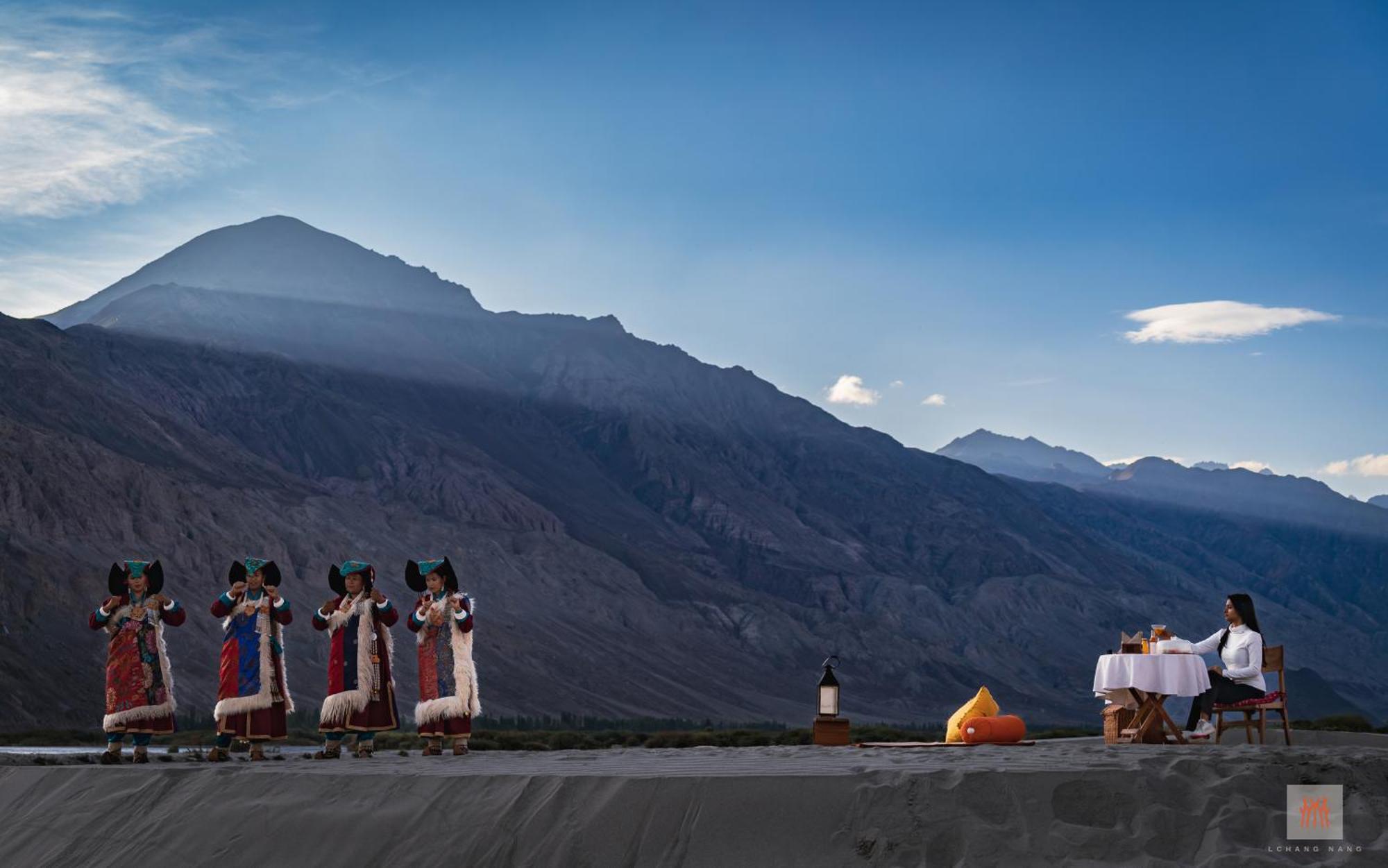 Готель Lchang Nang Retreat-The House Of Trees-Nubra Valley Sumur Екстер'єр фото