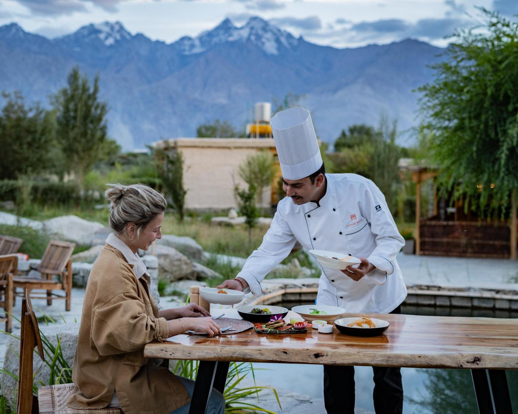 Готель Lchang Nang Retreat-The House Of Trees-Nubra Valley Sumur Екстер'єр фото