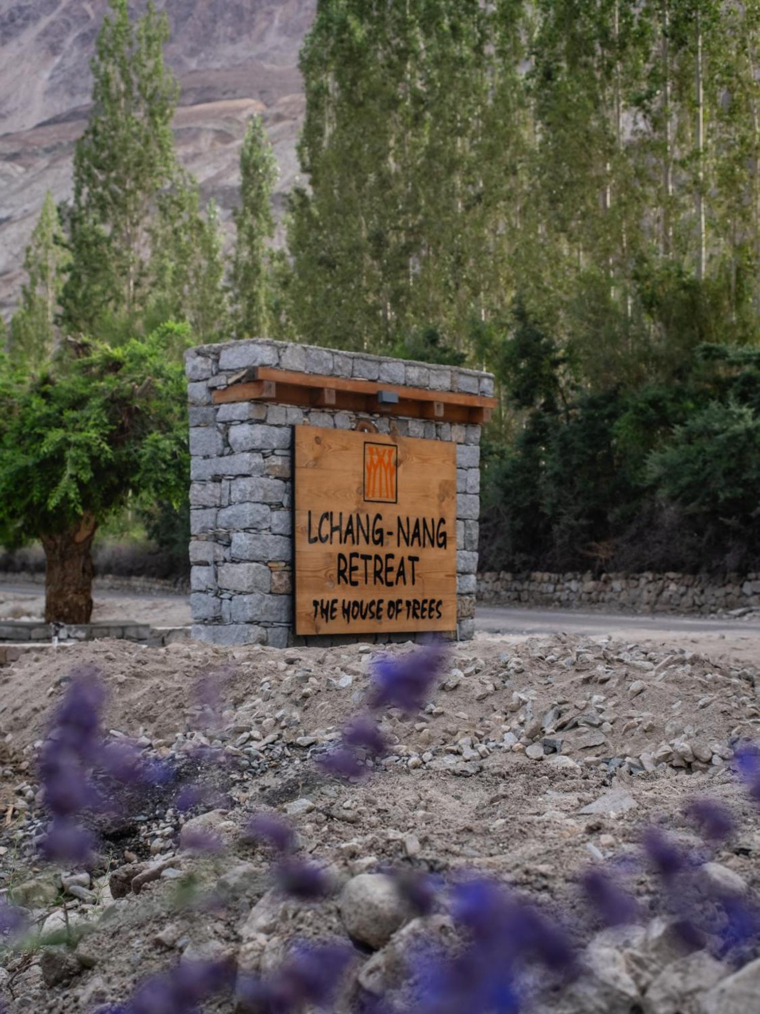 Готель Lchang Nang Retreat-The House Of Trees-Nubra Valley Sumur Екстер'єр фото